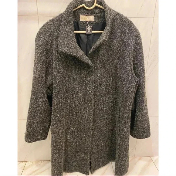 Vintage Sandro Wool Long Coat - Picture 3 of 4